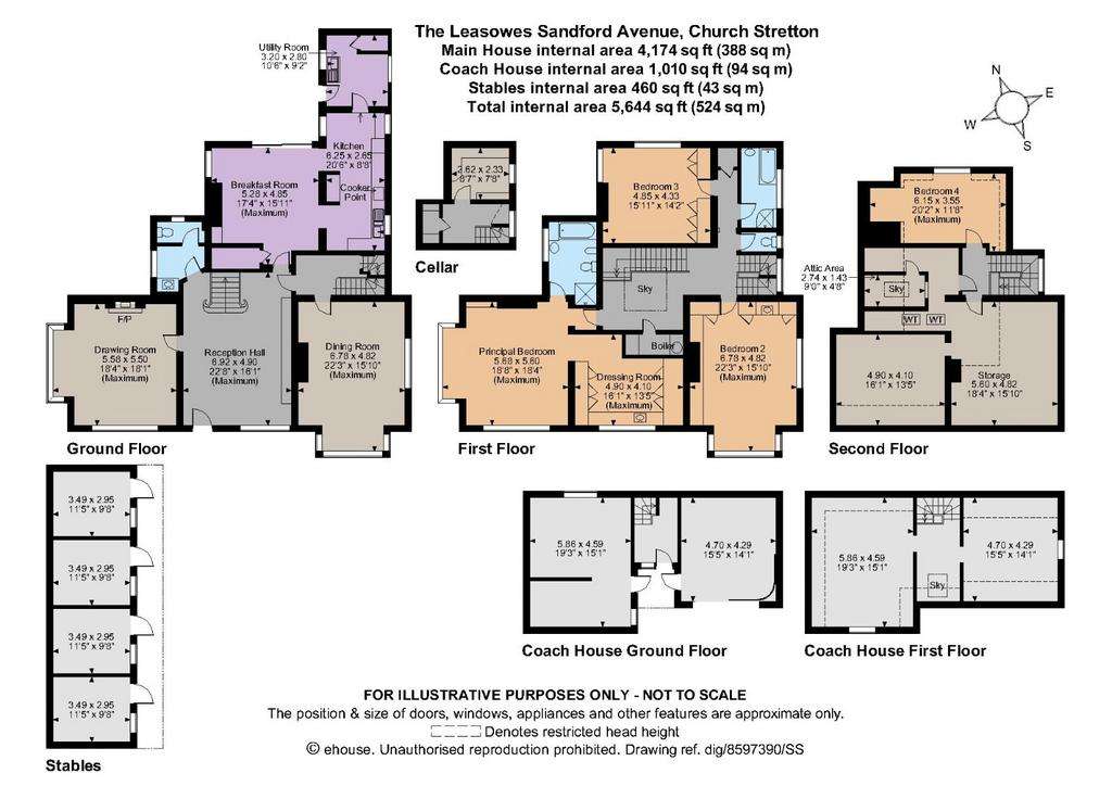 4 bedroom detached house for sale - floorplan