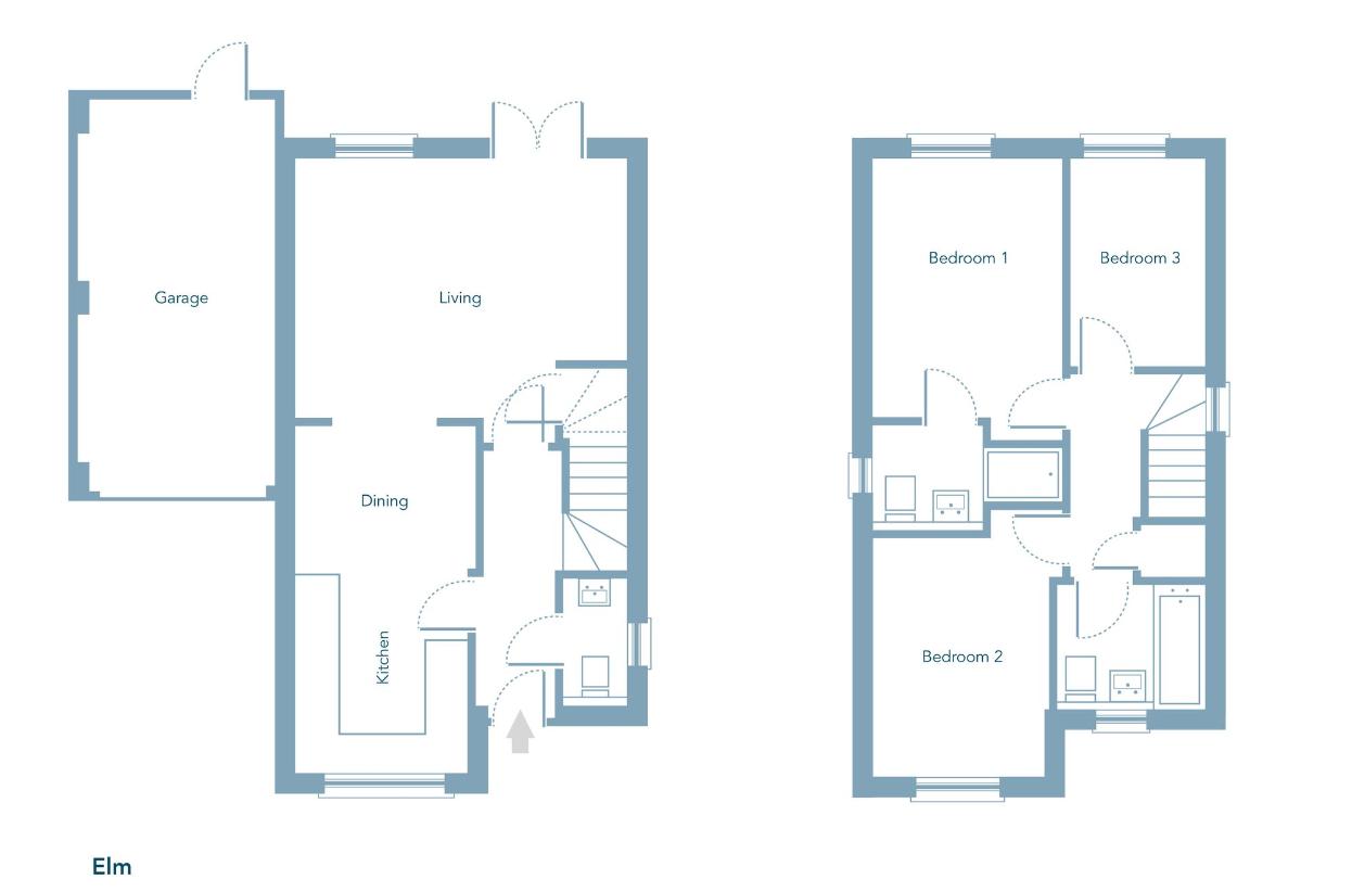 3 bedroom detached house for sale - floorplan