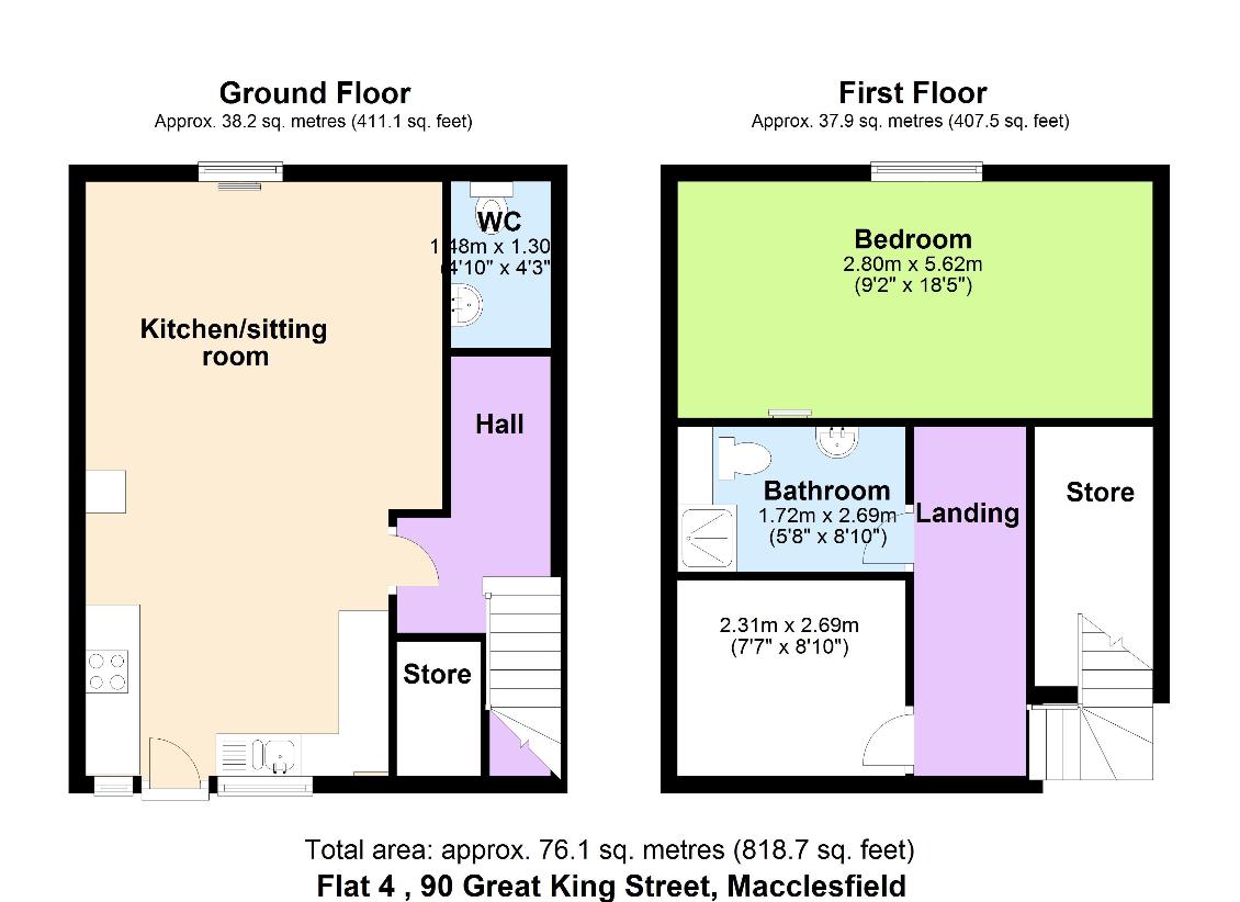 5 bedroom property for sale - floorplan