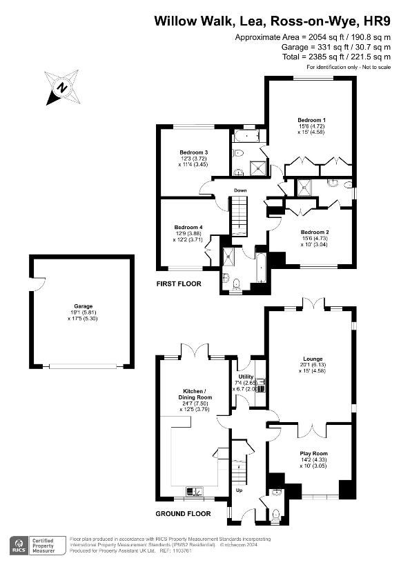 4 bedroom detached house for sale - floorplan