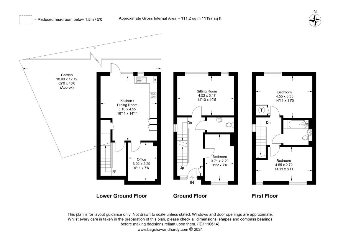 3 bedroom detached house for sale - floorplan