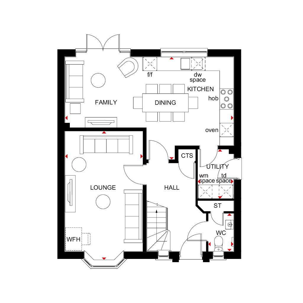 4 bedroom detached house for sale - floorplan