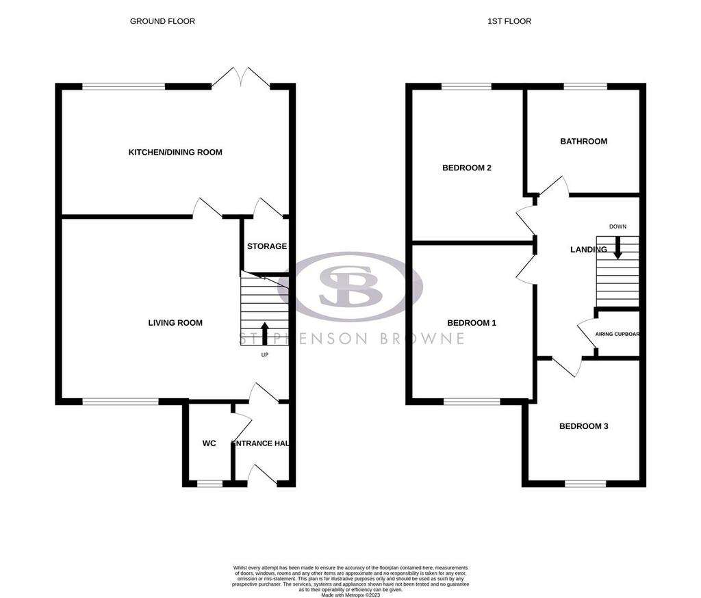 3 bedroom semi-detached house for sale - floorplan