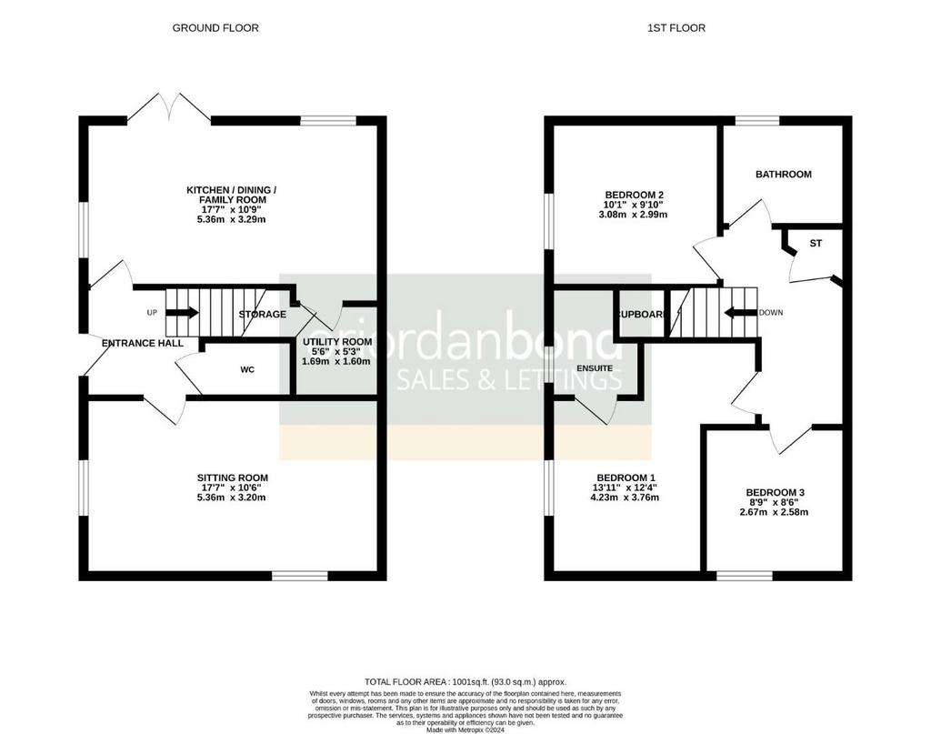 3 bedroom detached house for sale - floorplan