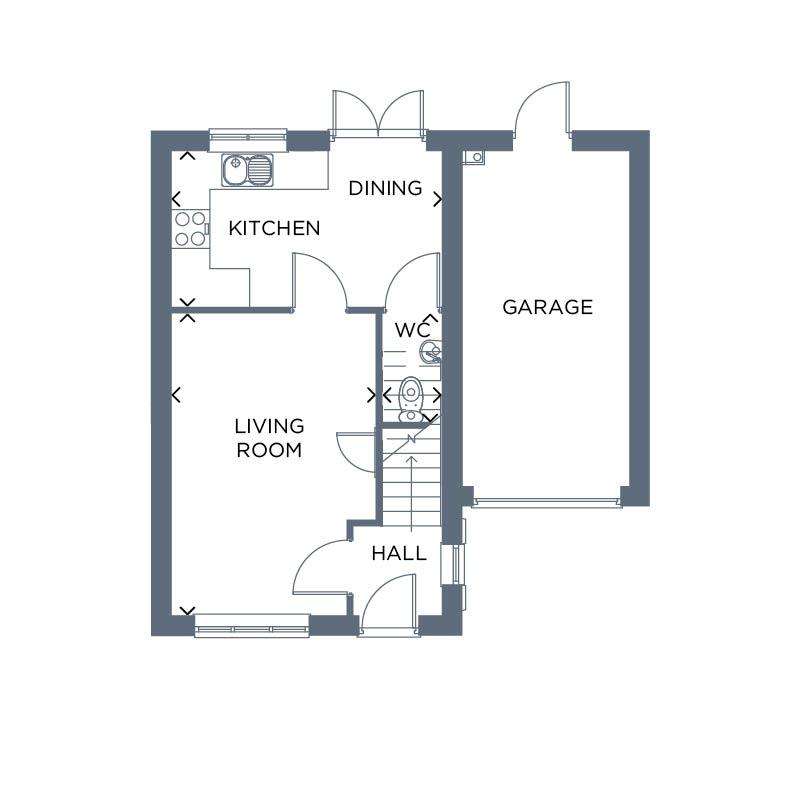 3 bedroom detached house for sale - floorplan