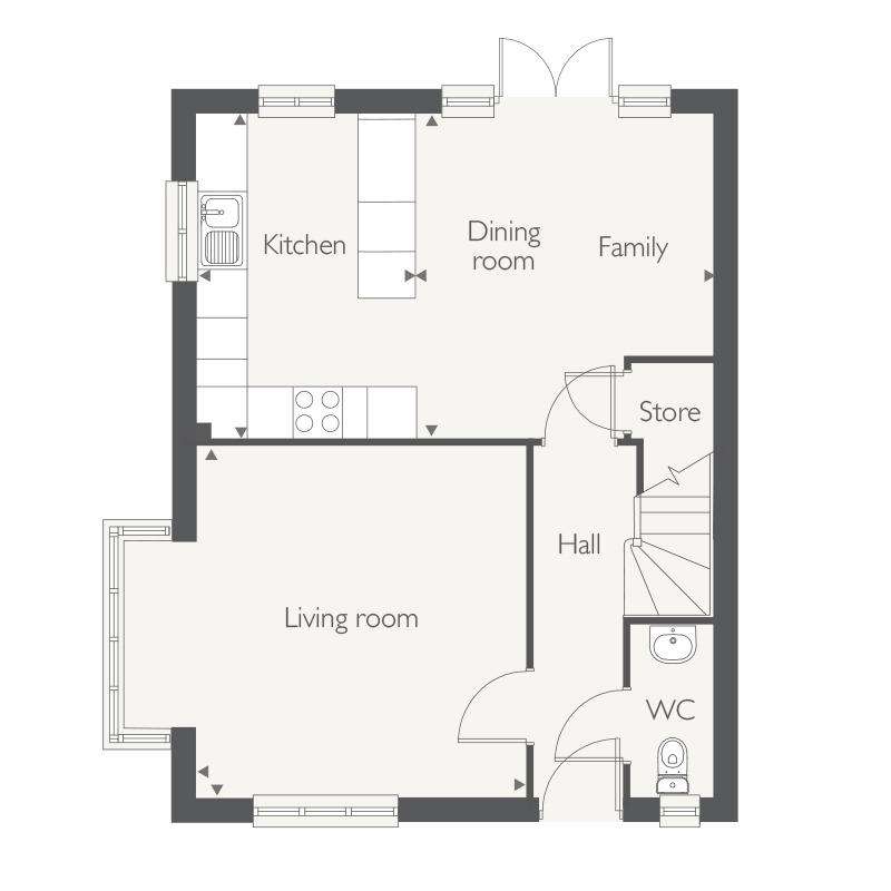 4 bedroom detached house for sale - floorplan