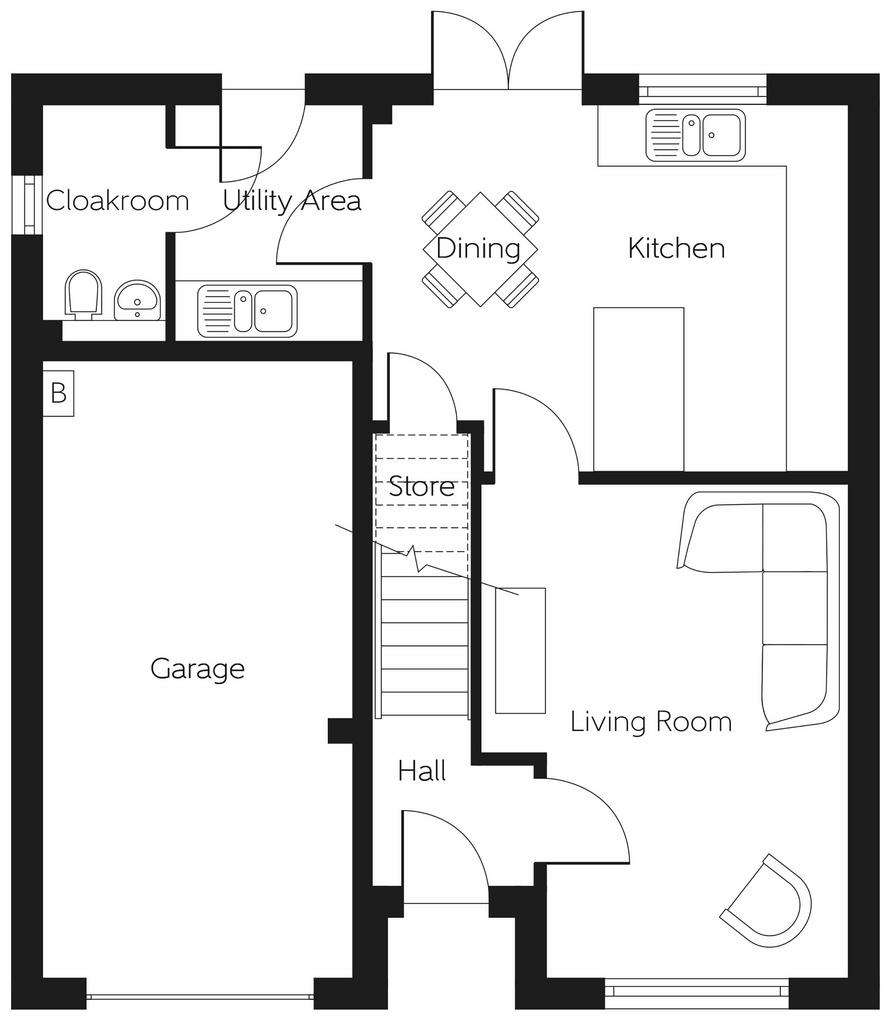 4 bedroom detached house for sale - floorplan