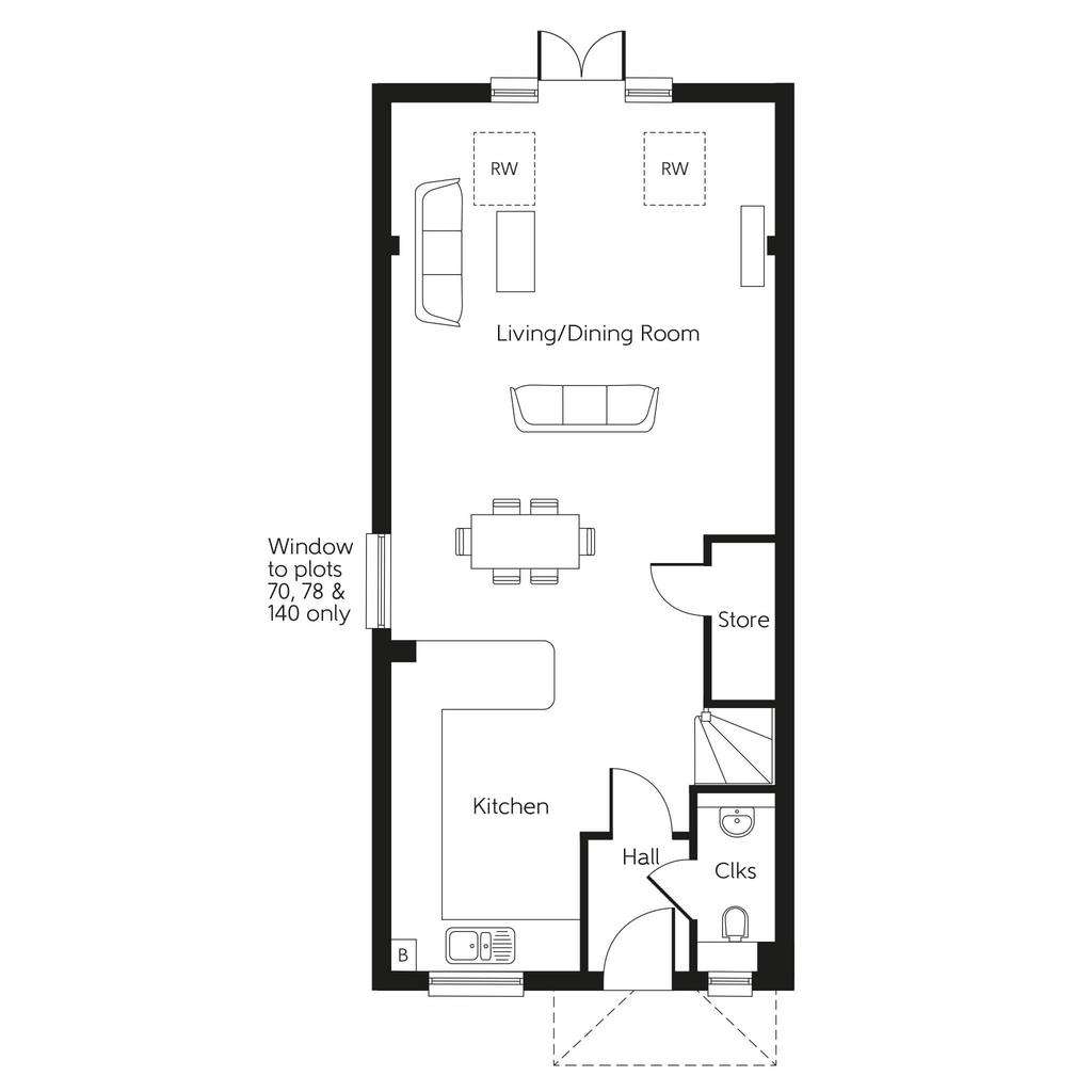 3 bedroom semi-detached house for sale - floorplan