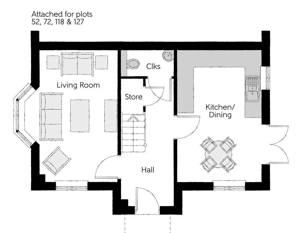 3 bedroom detached house for sale - floorplan