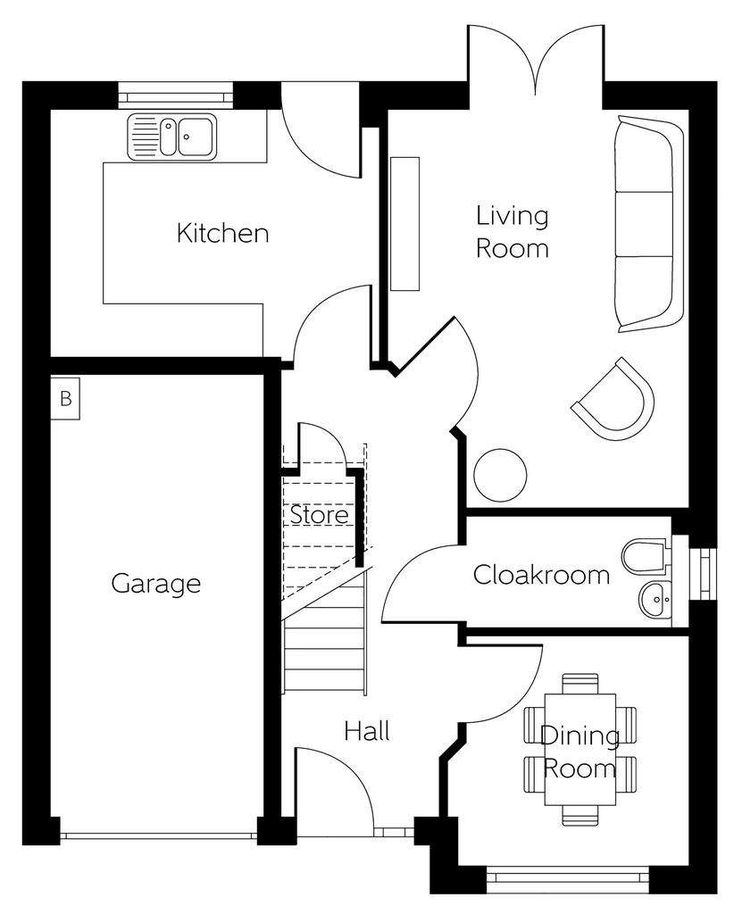 4 bedroom detached house for sale - floorplan