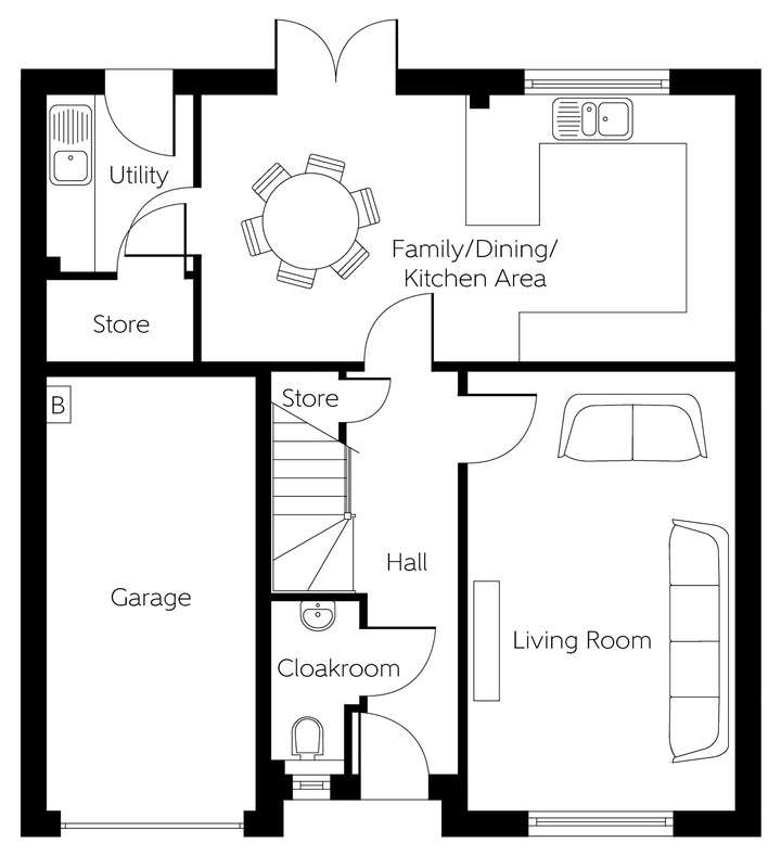 4 bedroom detached house for sale - floorplan