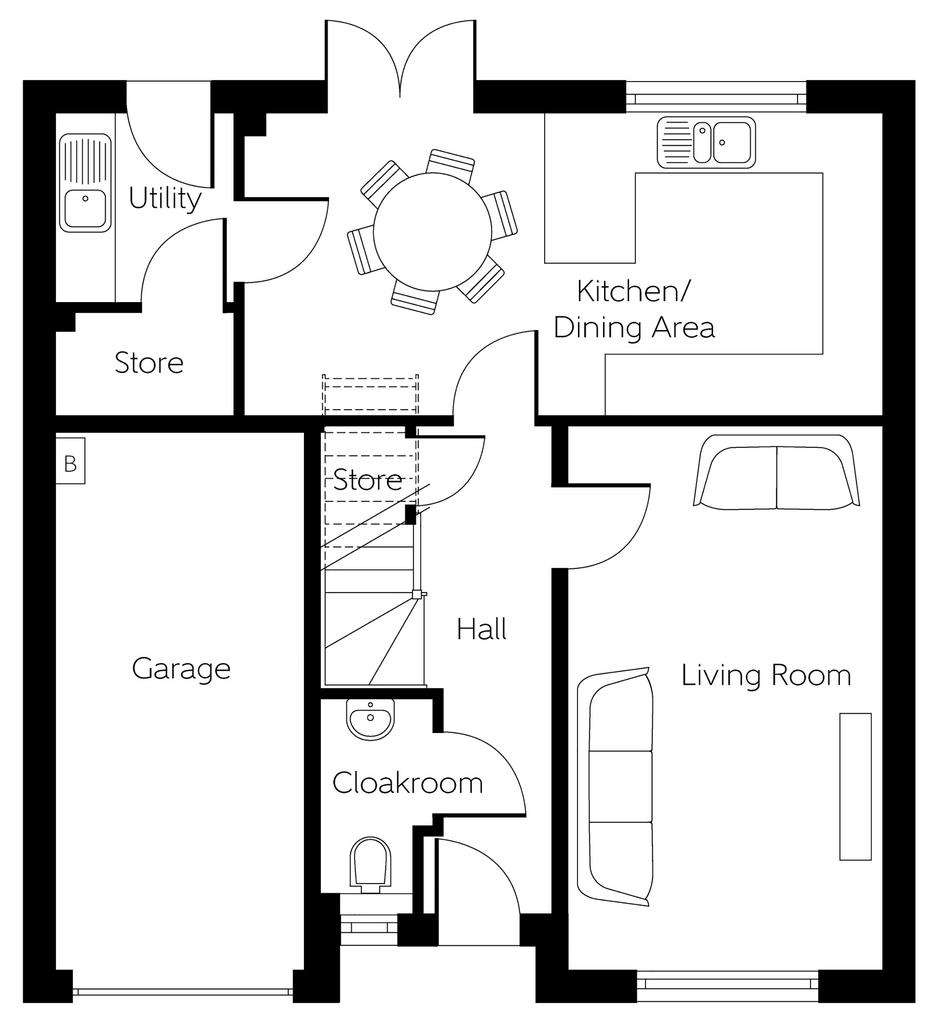 4 bedroom detached house for sale - floorplan