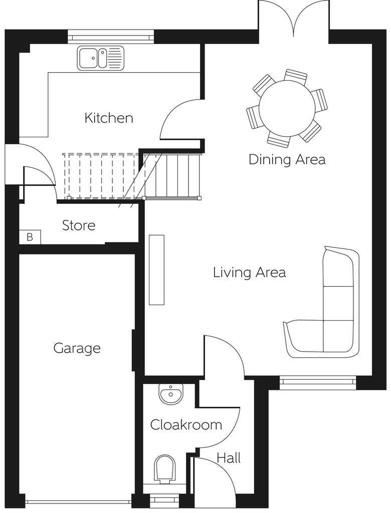 3 bedroom detached house for sale - floorplan