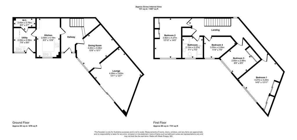 4 bedroom detached house for sale - floorplan