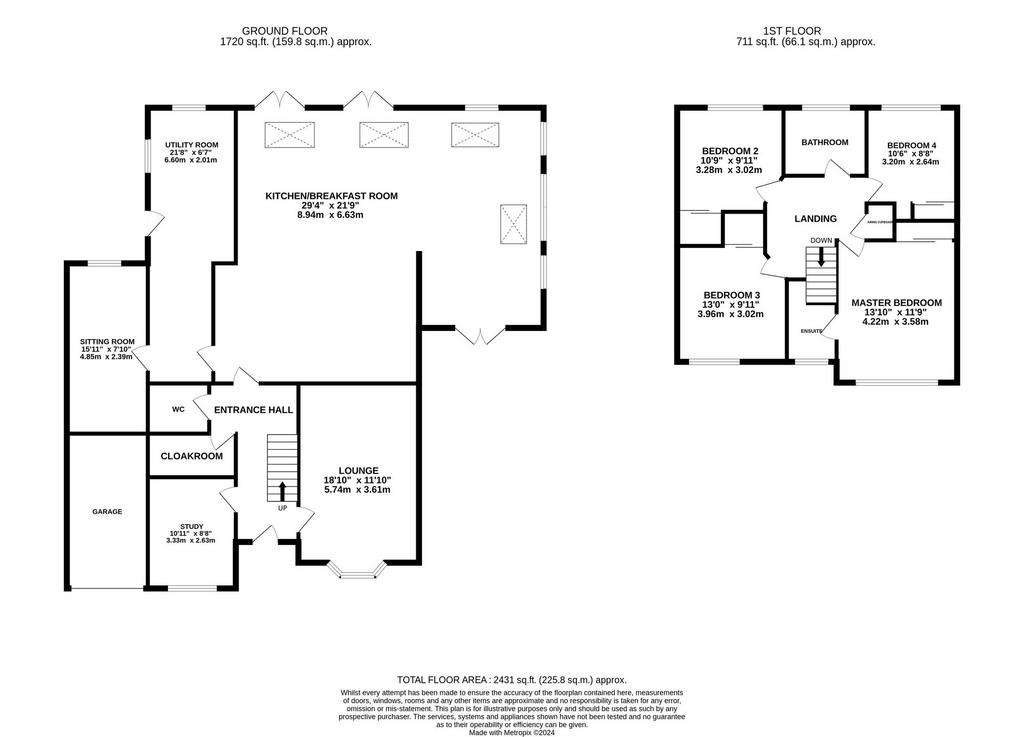 5 bedroom detached house for sale - floorplan