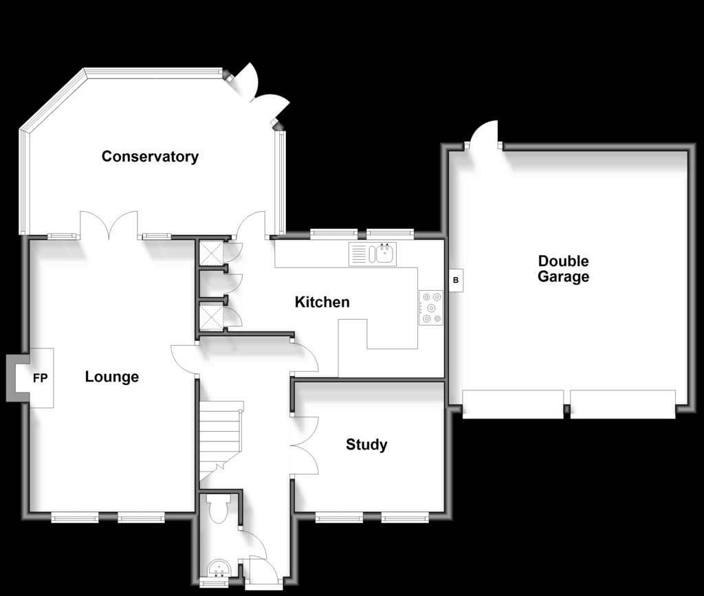 4 bedroom detached house for sale - floorplan