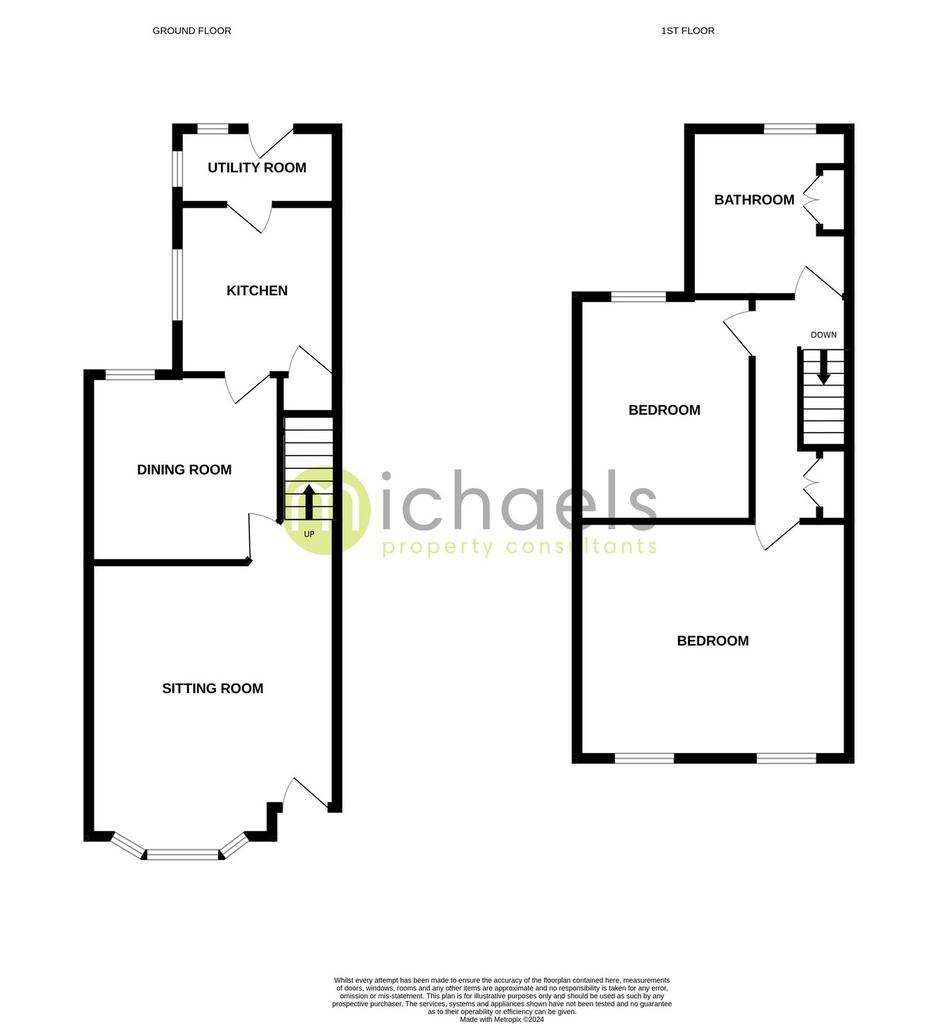 2 bedroom terraced house for sale - floorplan