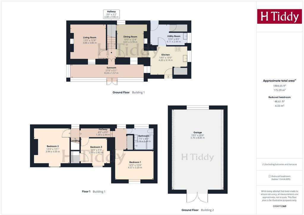 3 bedroom detached house for sale - floorplan