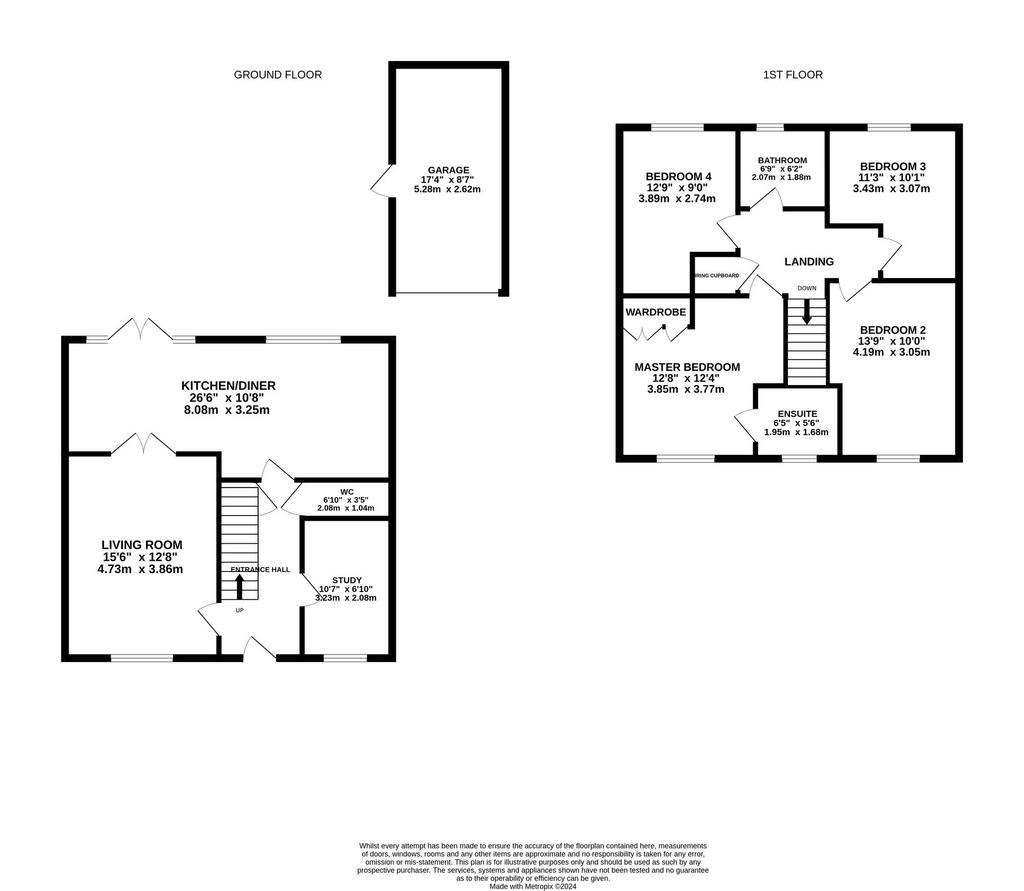 4 bedroom detached house for sale - floorplan