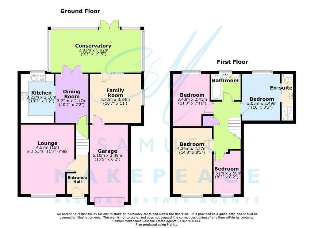 4 bedroom semi-detached house for sale - floorplan