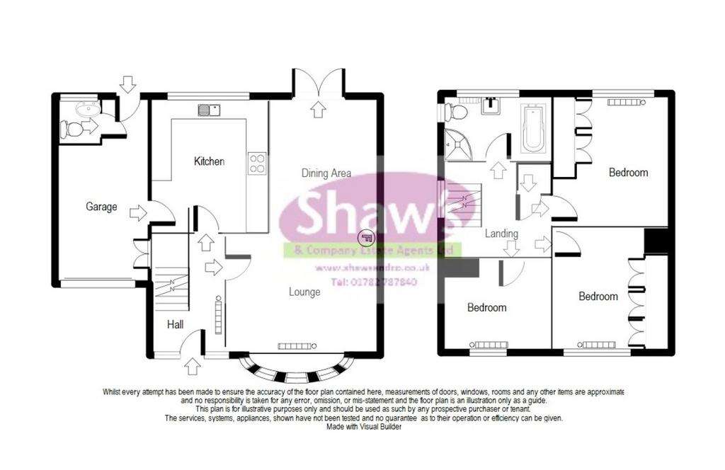 3 bedroom semi-detached house for sale - floorplan