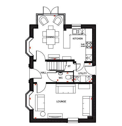 4 bedroom detached house for sale - floorplan