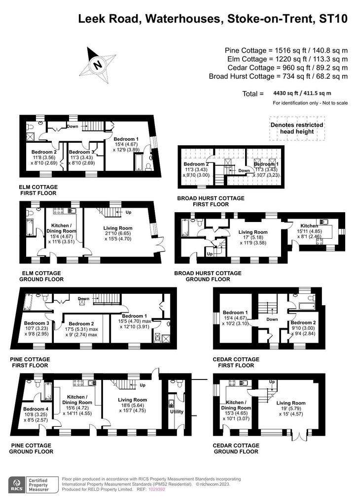 10 bedroom barn conversion for sale - floorplan