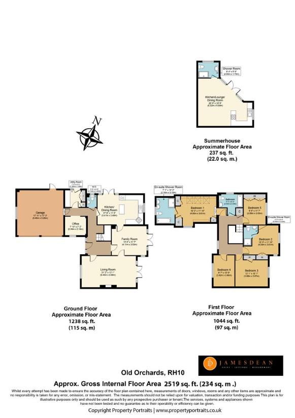 5 bedroom detached house for sale - floorplan