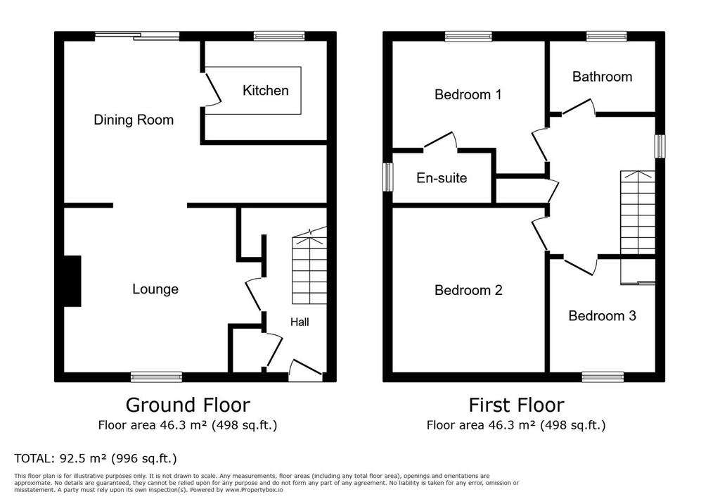 3 bedroom house to rent - floorplan