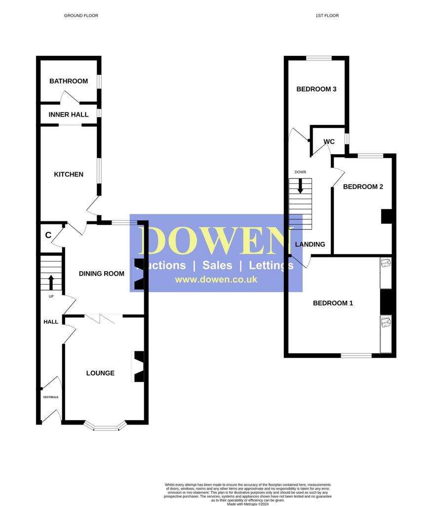 3 bedroom terraced house for sale - floorplan