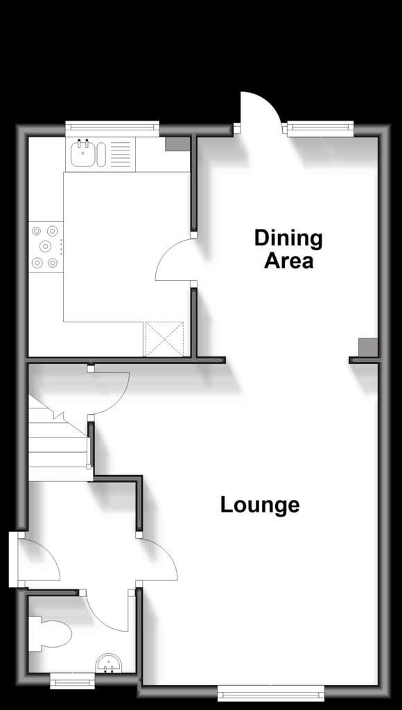 3 bedroom semi-detached house for sale - floorplan