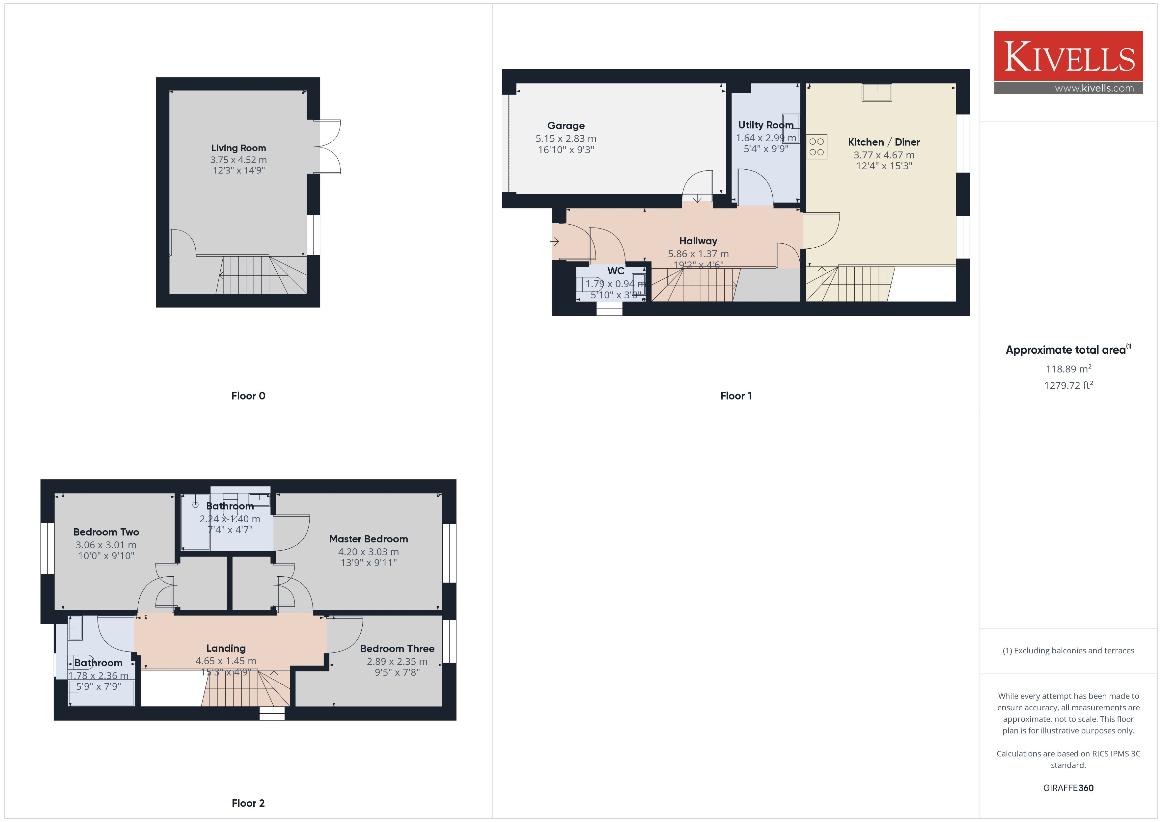 3 bedroom property for sale - floorplan