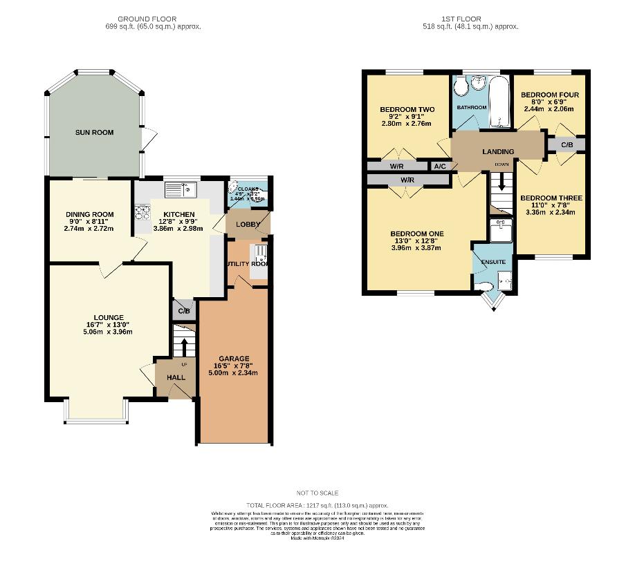 4 bedroom property for sale - floorplan