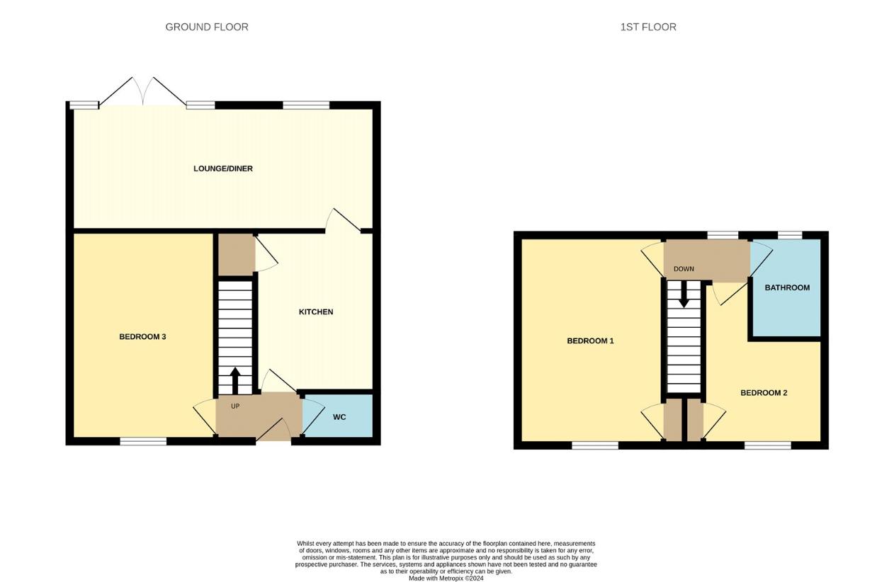 3 bedroom property for sale - floorplan