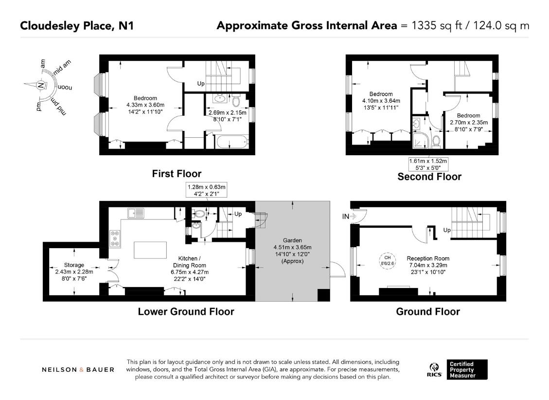 3 bedroom property for sale - floorplan