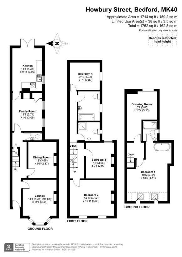 5 bedroom property for sale - floorplan