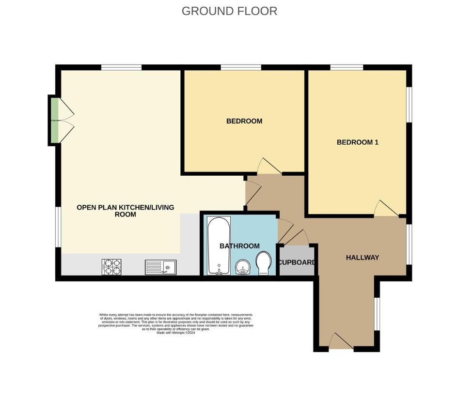 2 bedroom flat for sale - floorplan