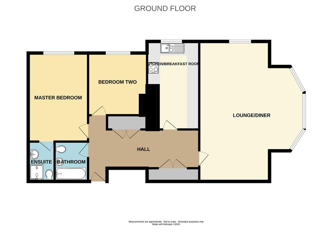 2 bedroom flat for sale - floorplan