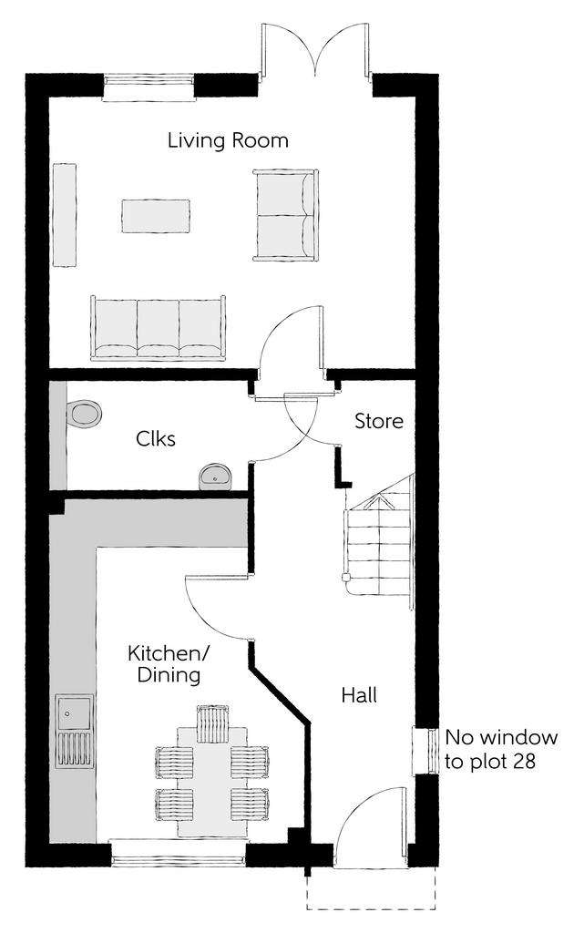 3 bedroom detached house for sale - floorplan