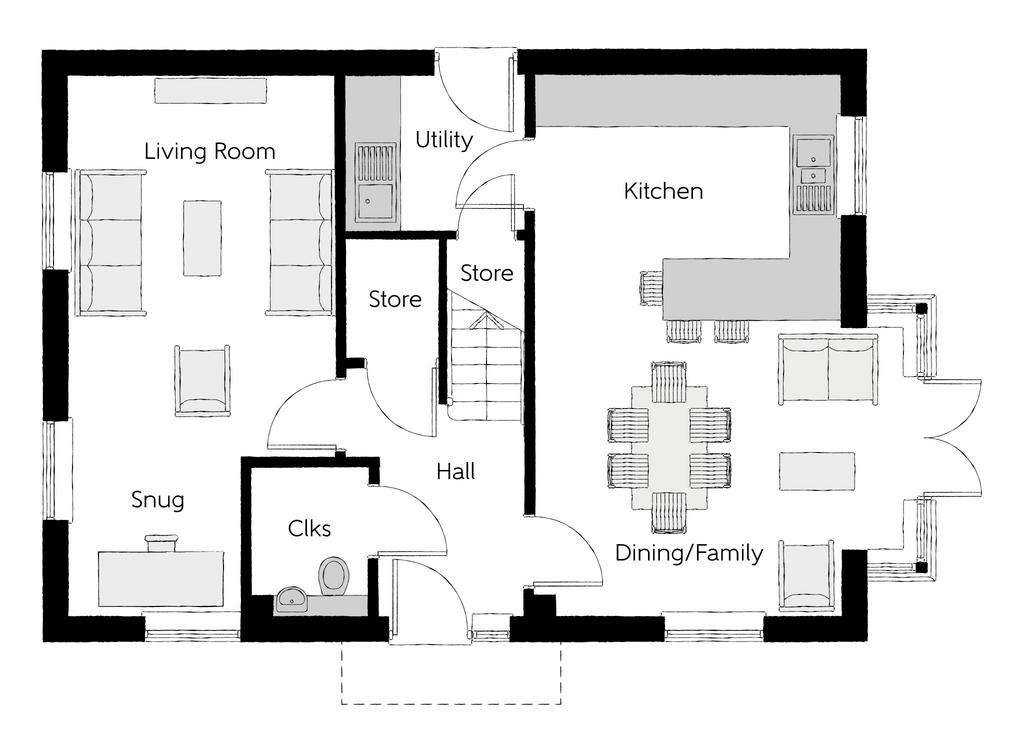 4 bedroom detached house for sale - floorplan