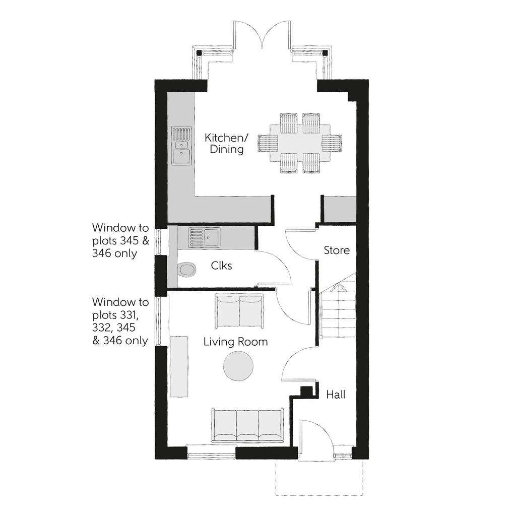 3 bedroom semi-detached house for sale - floorplan