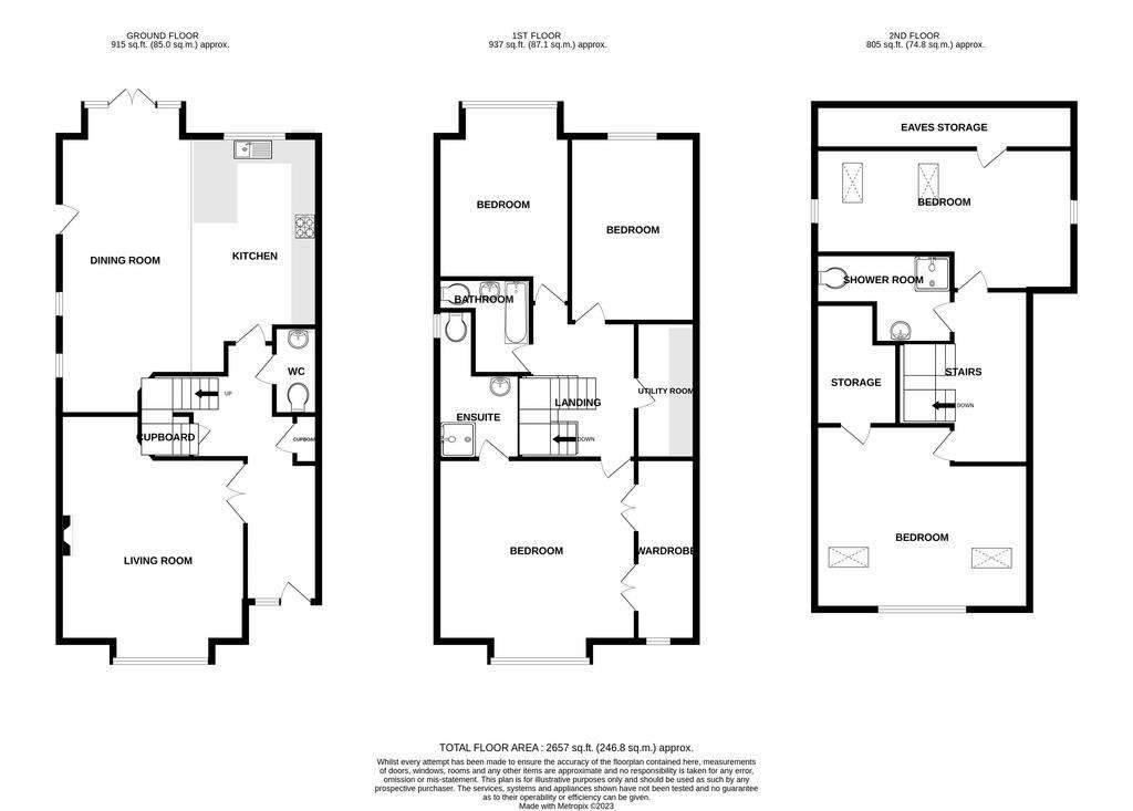 5 bedroom detached house for sale - floorplan