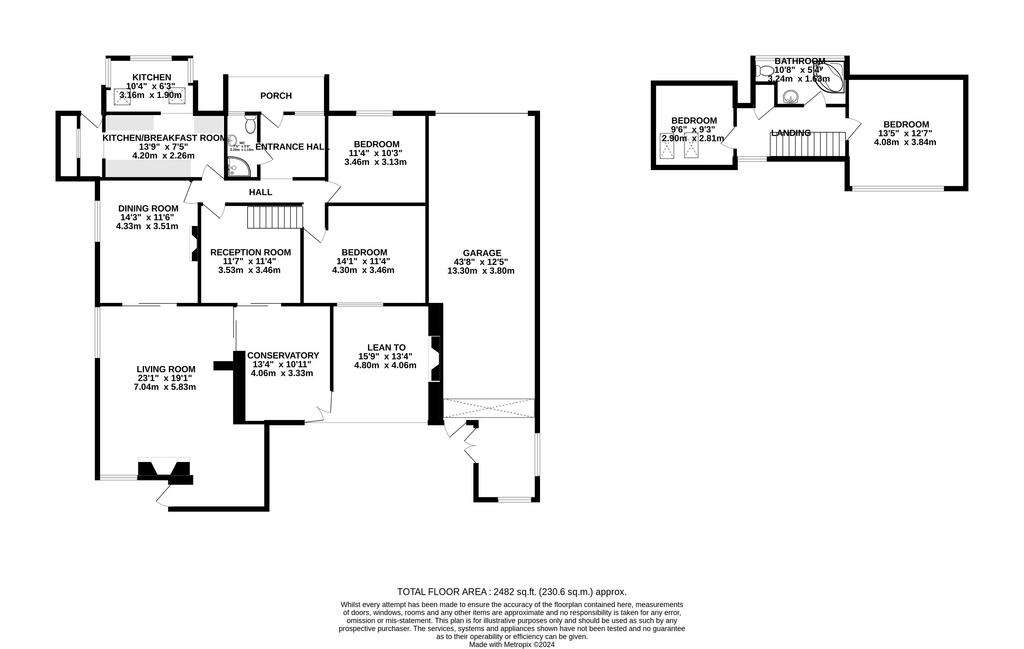 4 bedroom bungalow for sale - floorplan