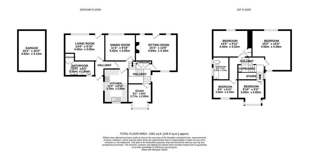 4 bedroom detached house for sale - floorplan