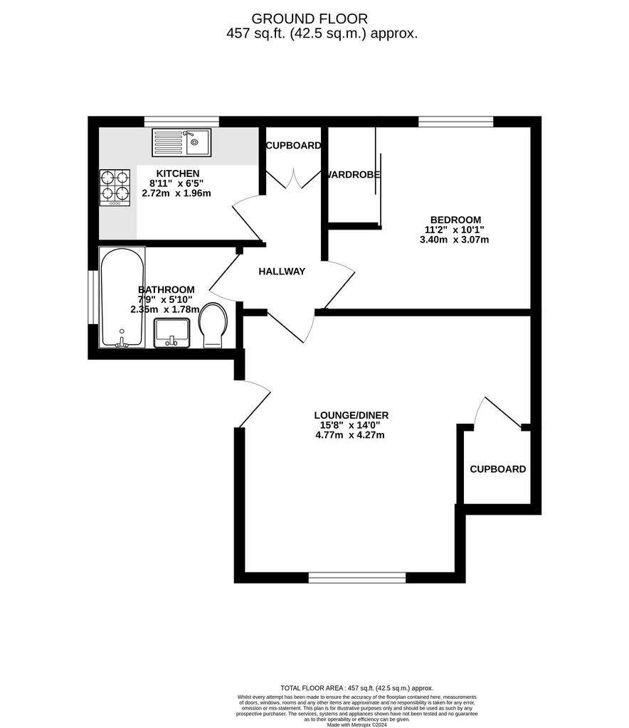 1 bedroom maisonette for sale - floorplan