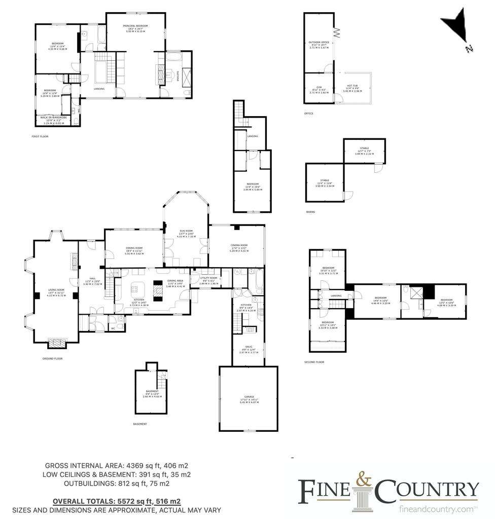 7 bedroom detached house for sale - floorplan