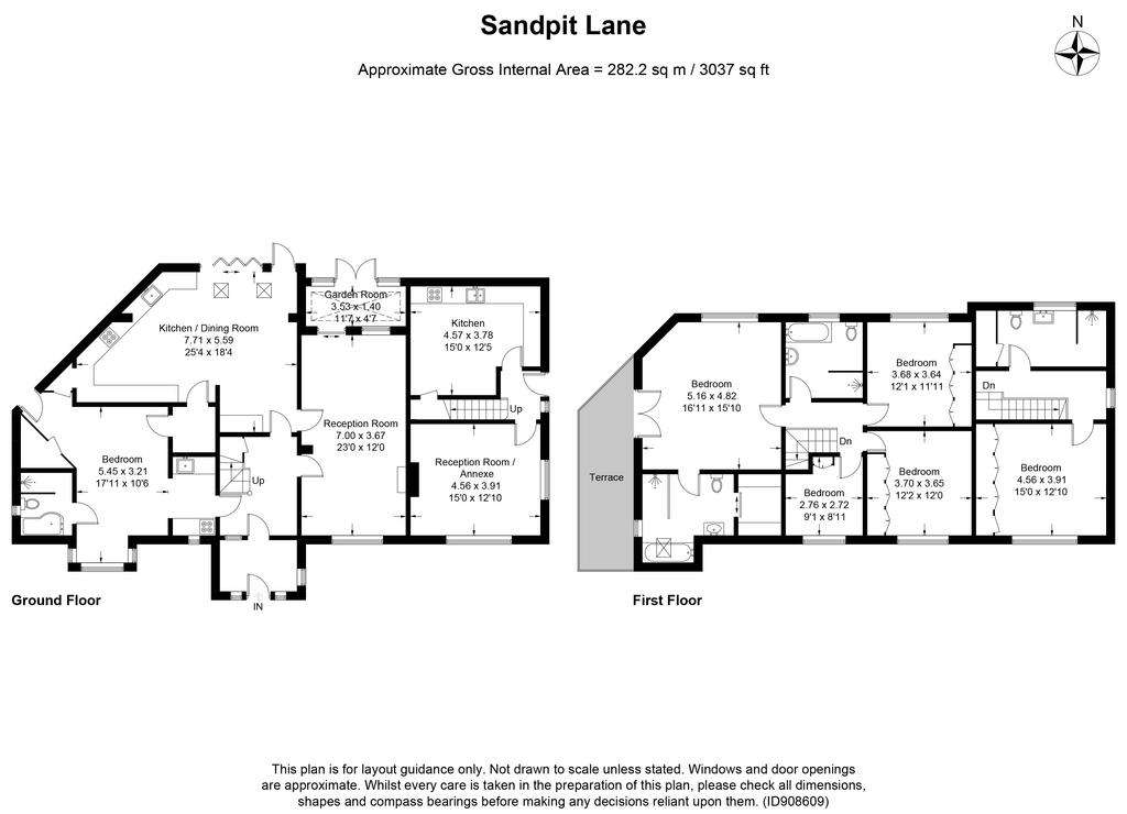 5 bedroom detached house for sale - floorplan