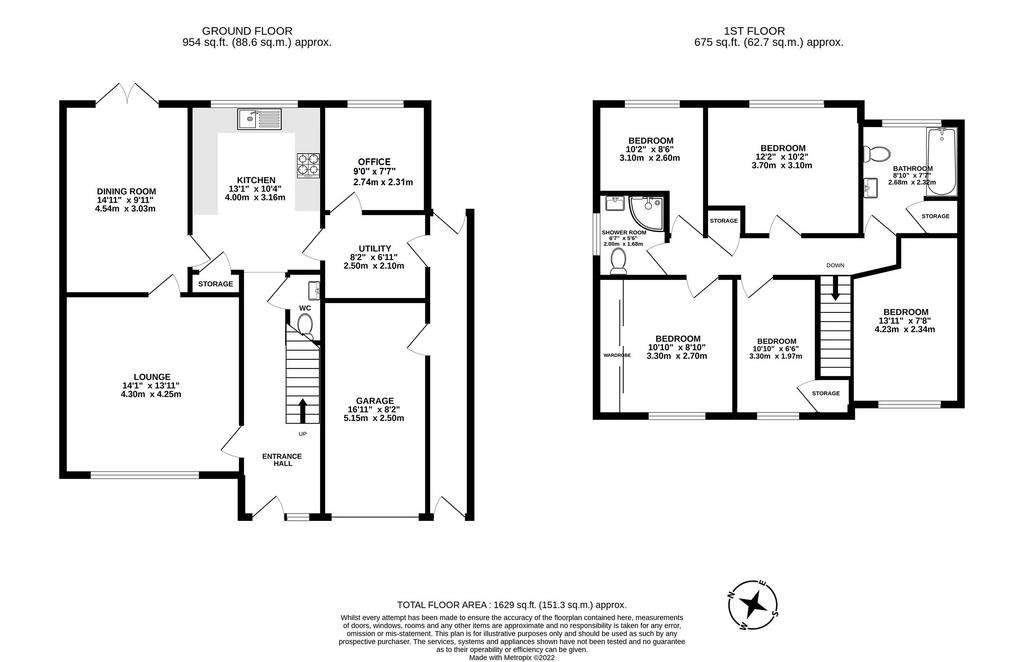 5 bedroom detached house for sale - floorplan