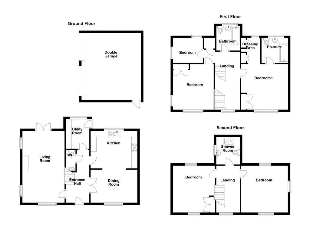 5 bedroom detached house for sale - floorplan