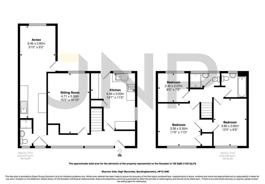 3 bedroom detached house for sale - floorplan